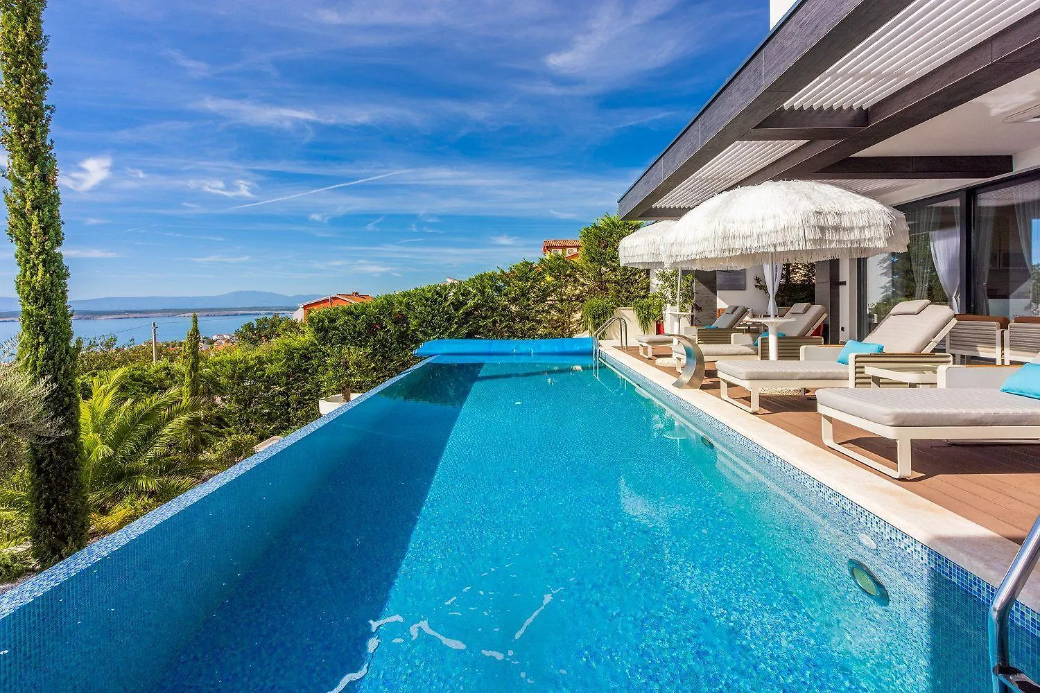 Luxusvilla Mit Infinity-Pool, Wellnessbereich, 1 Km Zum Strand Crikvenica 0*,
