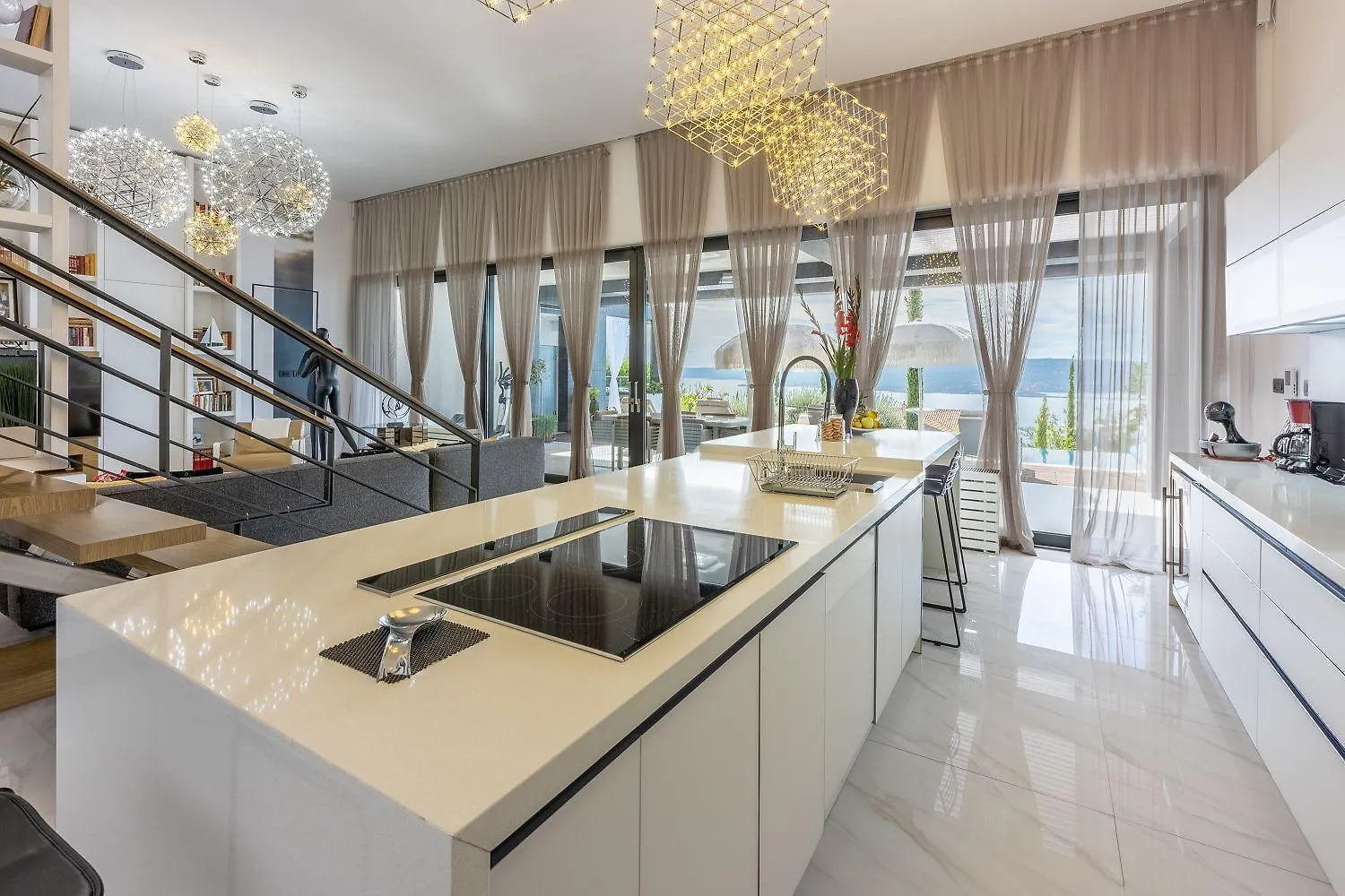 Luxusvilla Mit Infinity-Pool, Wellnessbereich, 1 Km Zum Strand Crikvenica Croatie