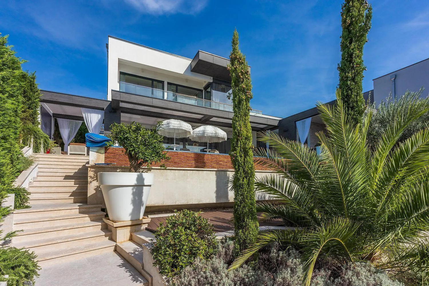 Luxusvilla Mit Infinity-Pool, Wellnessbereich, 1 Km Zum Strand Crikvenica Hébergement de vacances